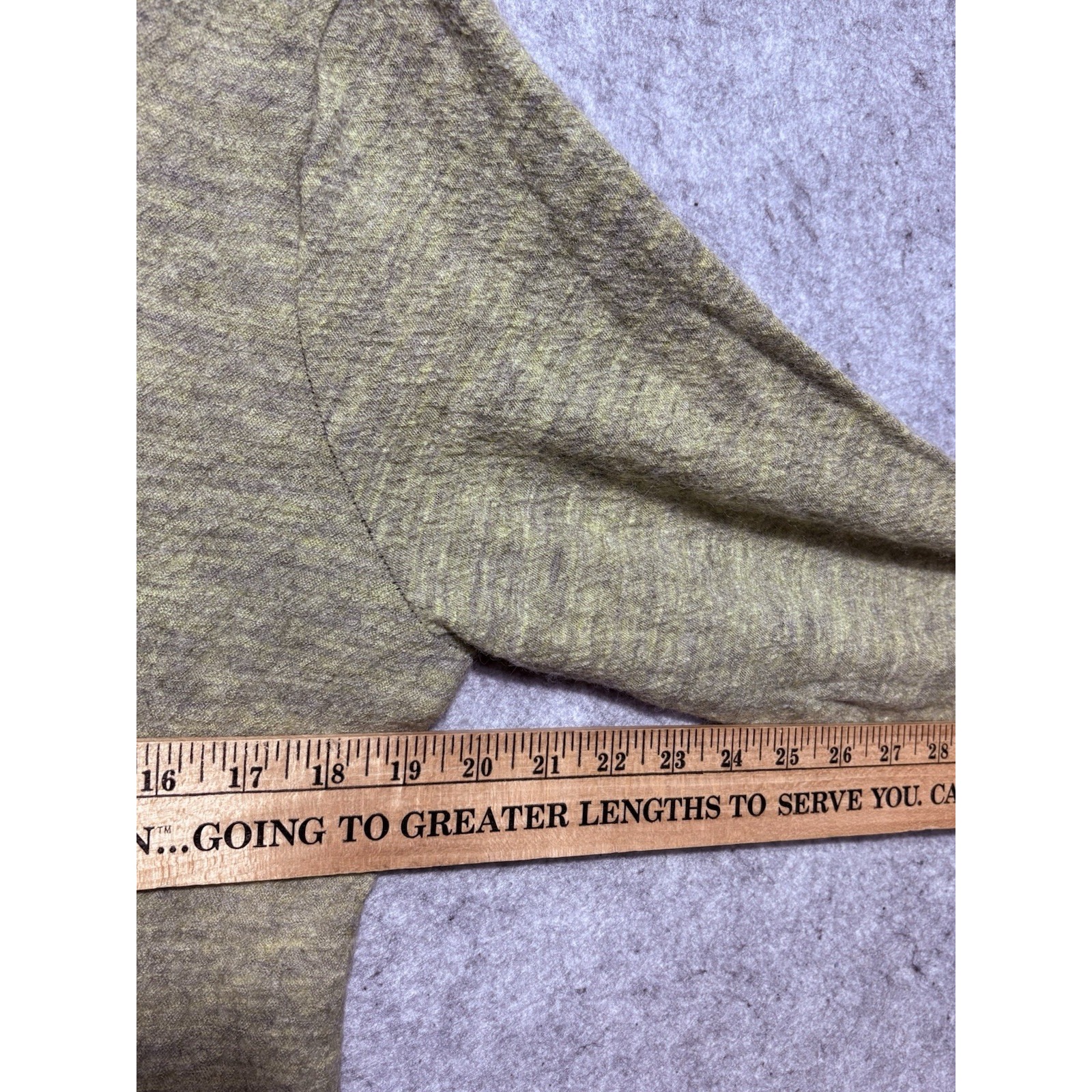 Appalachian Gear Co 100% Peruvian Alpaca Green Hooded Sweater Men's S Usa New — image 7 of 8